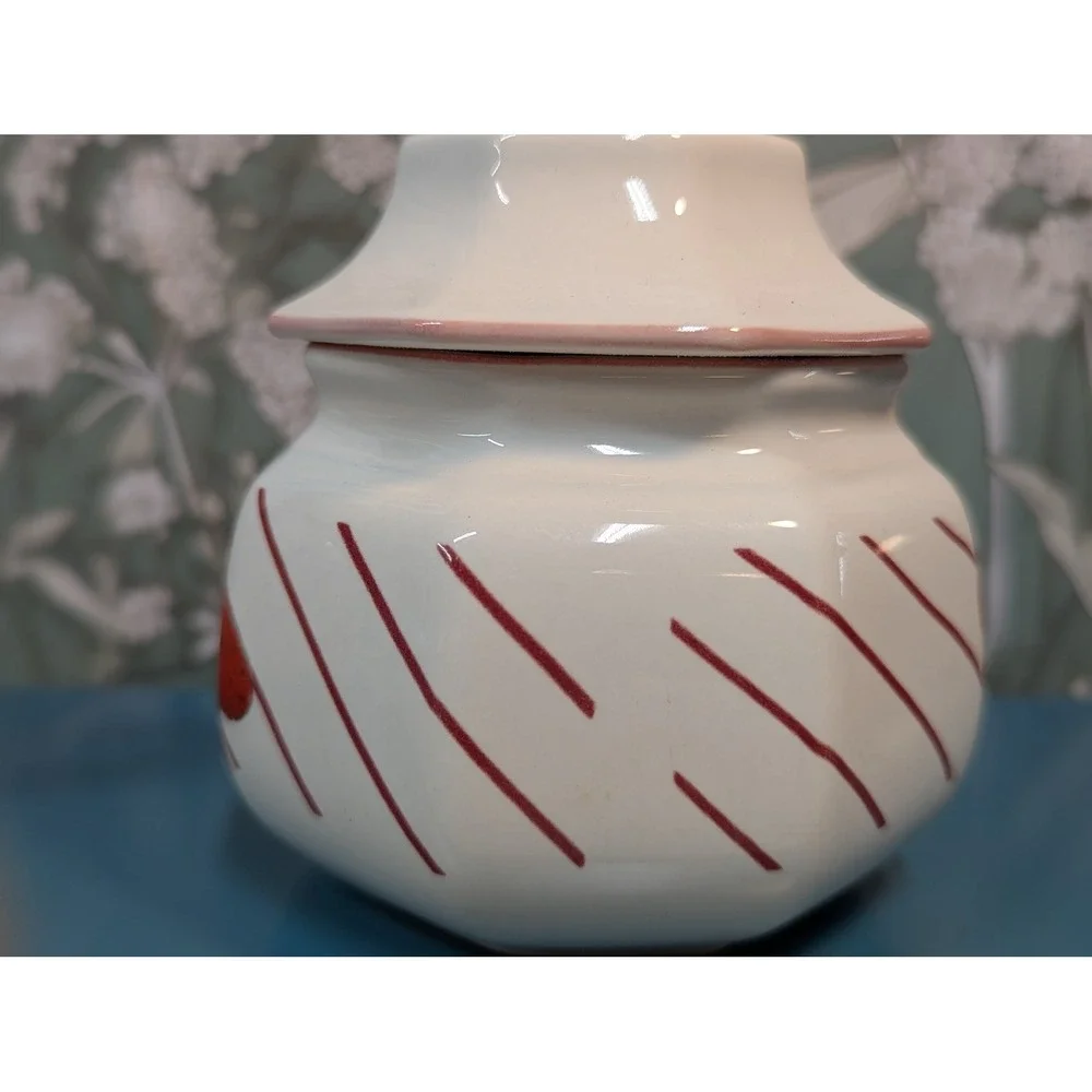 Mikasa Fresh Fruit Strawberries Creamer Sugar Bowl Set DP 002 Japan Vintage